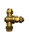 Albuz ATR Nozzle Body, 11/16-16UN Capnut, 1/4" BSP male inlet, suits Orchard air blast Sprayer.