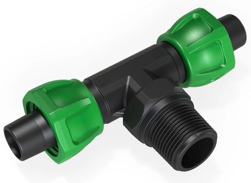 Tee, Low density Male 20mm