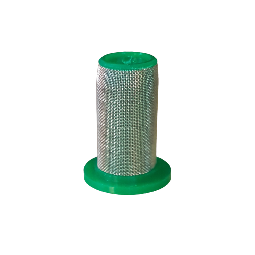 Nozzle Strainer, Green, 100 Mesh, Poly + Stainless Steel