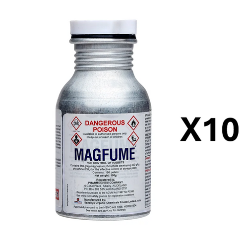 MagFume 1Kg (1660 Pellets for Rabbit control, previously known as Magtoxin) 10x100g