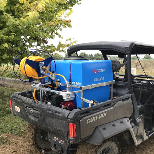 Bertolini DM300, 300L, Deckmount Sprayer, PA430 40lpm 580psi Spray Pump, 50m
MAXI-Reel and K pistol spray gun.