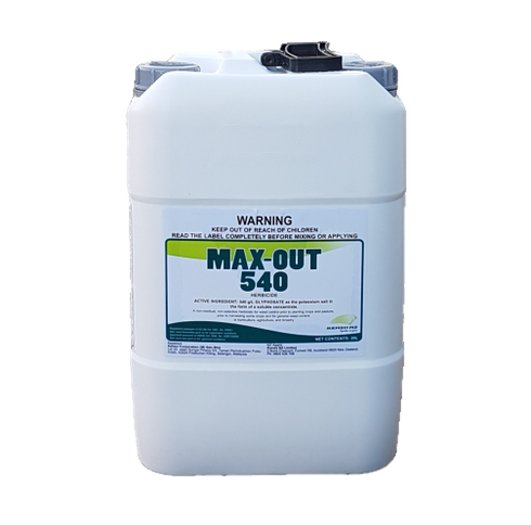 Glyphosate 540 Herbicide 20L, Max-Out, Potassium salt