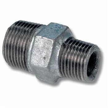 Hex Nipple Galvanised 3" x 2" BSP