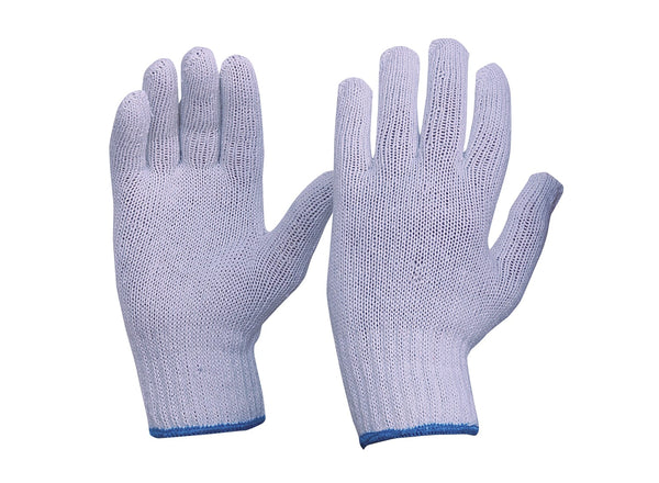 White Cotton Gloves 250mm Cuff 500g 240