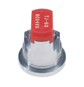 TwinJet Tapered Flat Spray 80 Degree Red 04 Nozzle