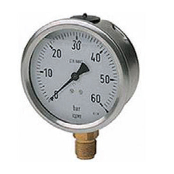 Spraysmart Pressure Gauge Lower Mount 2" 100psi Suits Delavan