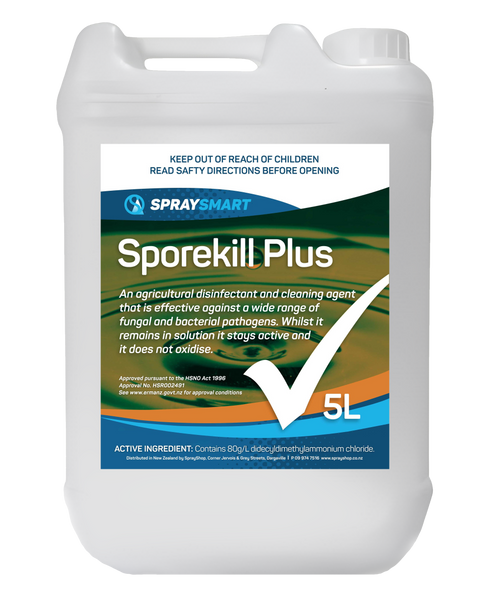 Spraysmart Sporekill Ag Disinfectant 5L (For Controlling Bacterial Plant Pathogen)