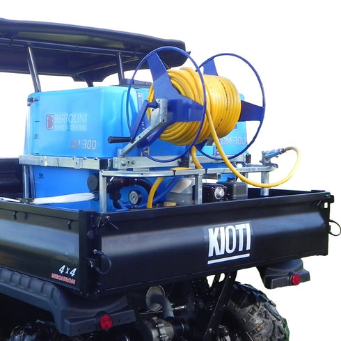 Bertolini DM200 200L Deckmount Sprayer Honda Engine with Poly PA430 40lpm 580psi Spray Pump 50M MAXI -REEL and K Pistol