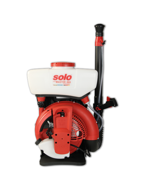 Solo 466 Mist Blower, 14 Litre spray tank, 2 stroke Solo 66.5cc petrol engine.