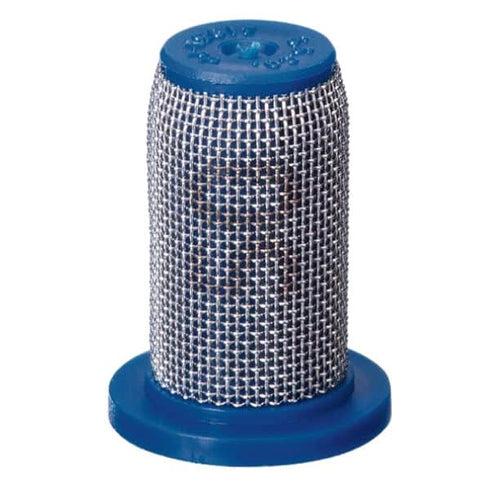 Nozzle Strainer, Blue, 50 Mesh, Poly + Stainless Steel