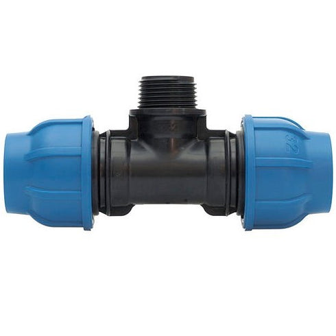 Tee, Medium Density Male Reducer 40-40mm