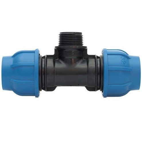 Tee, Medium Density Male Reducer 40-40mm