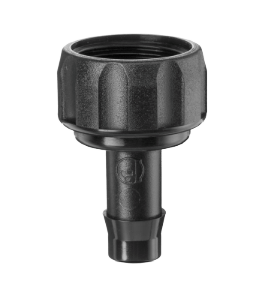 Nut & Tail Straight 1" BSPF nut x 13mm tail