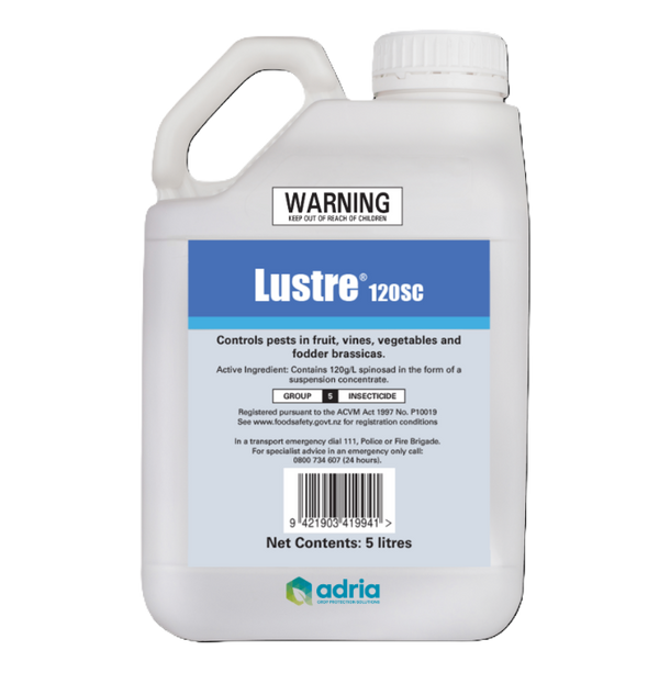 Lustre 120SC Organic Insecticide 5L