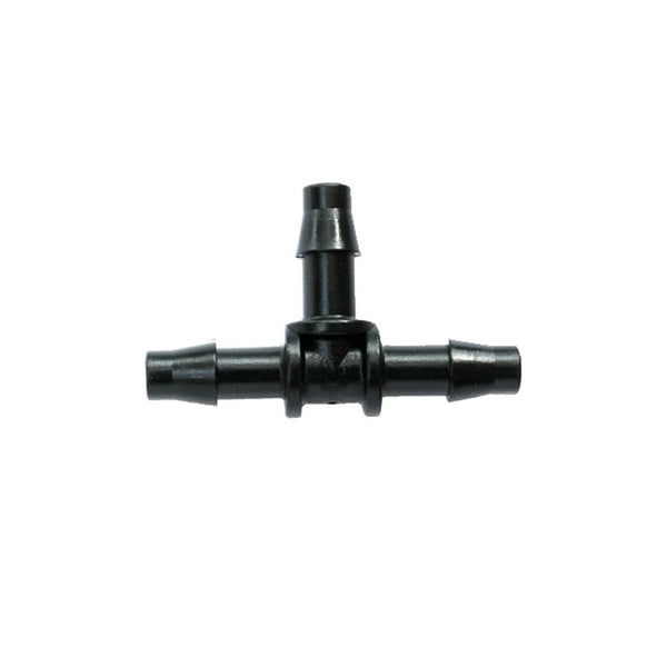 Hosetail Tee Plastic 3/8" 10mm