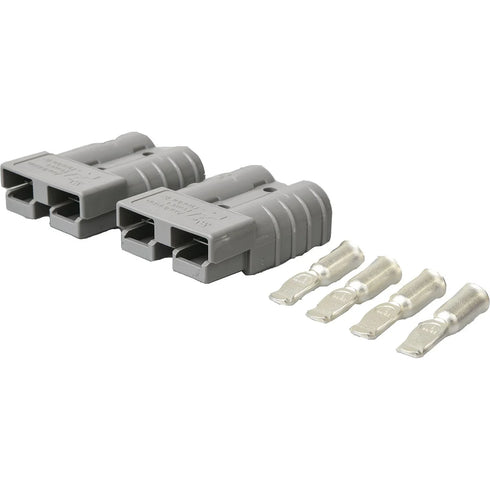 Plug, Female half suit Quik-Spray with terminals.