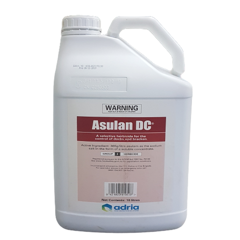 Asulan Herbicide 10L, Controls Dock (NDG)