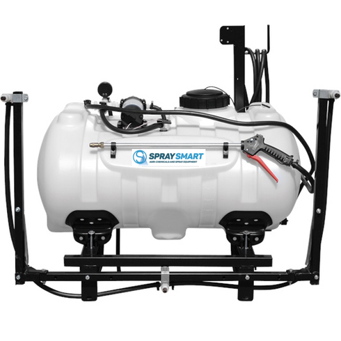SpraySmart 150 Litre Deckmount Sprayer Everflo 12 Volt 8.3L/Min 70Psi Pump 4.5 Metre Hose M30 Spray Wand & 3 Metre Boom