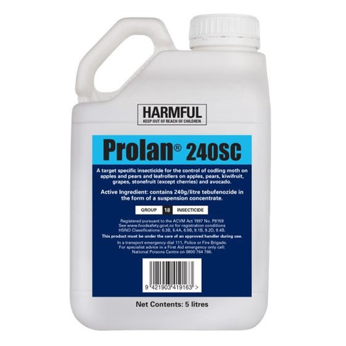 Prolan 240SC Comic Insecticide 5L, Controls Codling Moth - Discontinued - See Genoxy