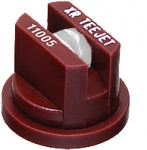 Tapered Flat Spray 80 Degree 05 ceramic Brown Nozzle.