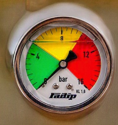 Hardi Pressure Gauge Isometric Rear Mount 100mm 0 - 16 Bar