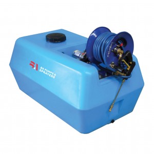 Bertolini EZI-Spot 200L, Deckmount Sprayer, SHURflo 12V 11.3Lpm 45psi pump fitted with a regulating valve, 6M spray hose and TriggerJet Spray Wand.