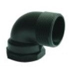 Hansen Plastic 90 Degree Elbow M & F 1.1/2" BSP