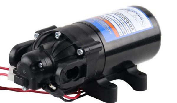 Everflo 12v pump 7.5L 60psi with Quick Connect 5D 19mm