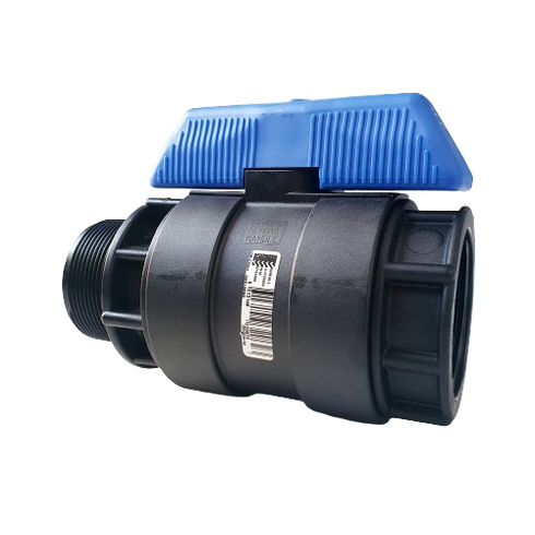 Philmac Nyglass Ball Valve 50mm Male and Female