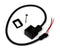 DIN Plug, Cable Connector to suit Teejet, 3 terminal.