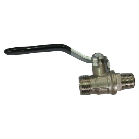 Ball Valve Male/Male Lever 3/8"-1/2"