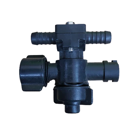 Nozzle Body Quickjet to 1/2" Double hosetail, suits Jacto.