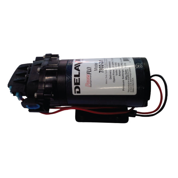 Delavan, 12V, Pump 7.5Lpm, 60psi, Quick Connect 3D 16mm port.