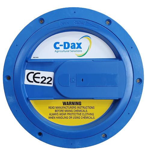 C-Dax Lid Assembly - D150 ATV Black/Blue