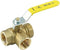 Ball Valve Lever Female 3way 3/8" 7250PSI