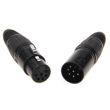 Plug, Male/Female 12Volt, 6 pin comes with cover, suits C-Dax Pasture meter controller