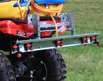 SpraySmart 4.5 metre Boom Kit, with left and right fence line nozzles