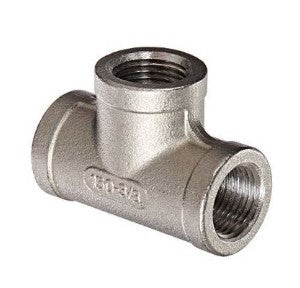 Tee, female Stainless 1/8"BSP