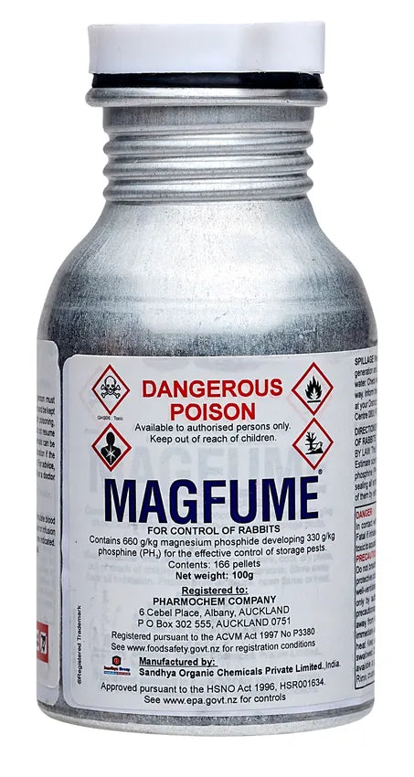 MagFume 100g (166 Pellets for Rabbit control, previously known as Magtoxin)