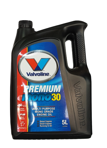 Valvoline Oil SAE30, suits Waterblaster/ Spray Pump, Non-Detergent Oil, 5 Litre.