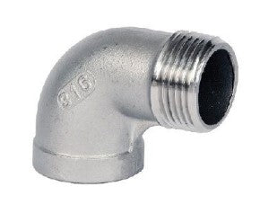 Stainless Elbow Male/Female 3/8"BSP
