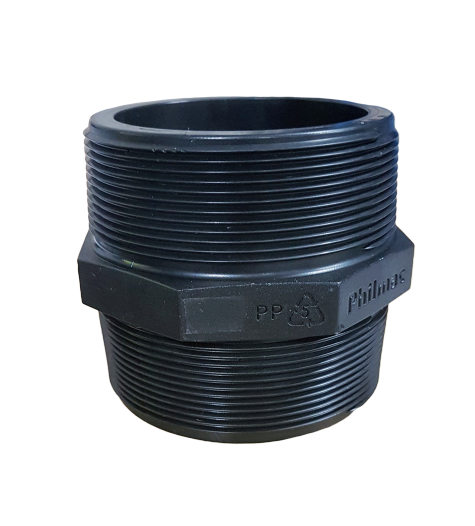 Plastic Hex Nipple 1.1/4'' BSPM