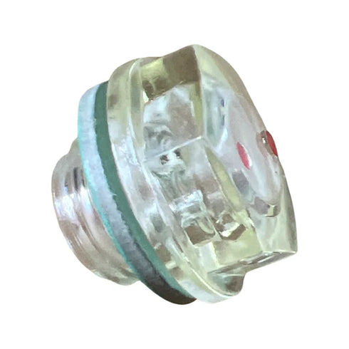 Clear Oil level Viewer Plug to suit Comet BP60 and Udor pumps.