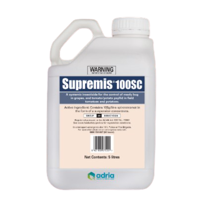 Supremis 100SC 5L Insecticide - Controls Psyllid (NDG)