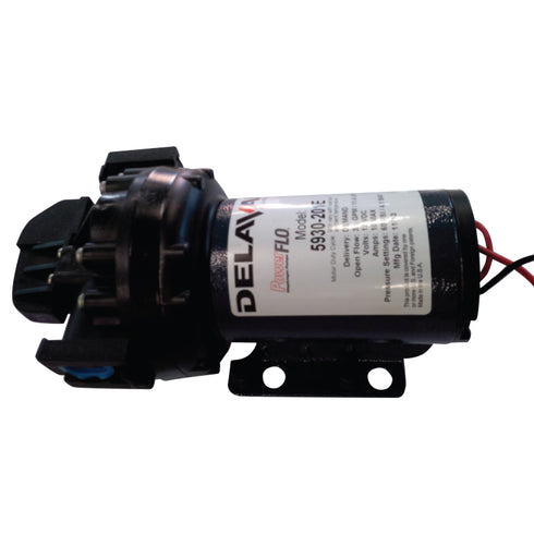 Delavan 12 Volt Pump 11.2 L/Min 60Psi Quick Connect 5D 19mm Ports