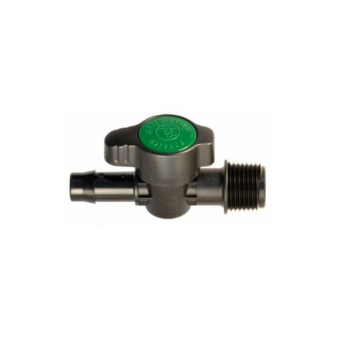 Lateral Valve Green Back 13mm tail 3/4"BSPM Thread