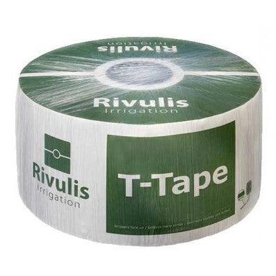 T-Tape Drip Tape 8mil Wall x 150mm Spacing x 2300 Metre Roll 16mm Inside Diameter