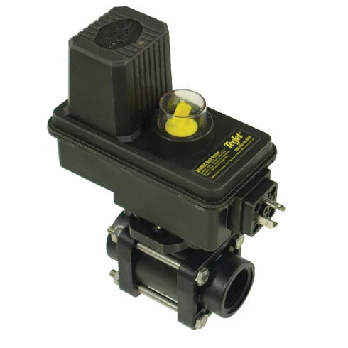 Teejet Solenoid, Valve 1" dump, yellow indicator, 2 way.