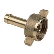 Cap & Liner Straight Brass 1/2" x 10mm