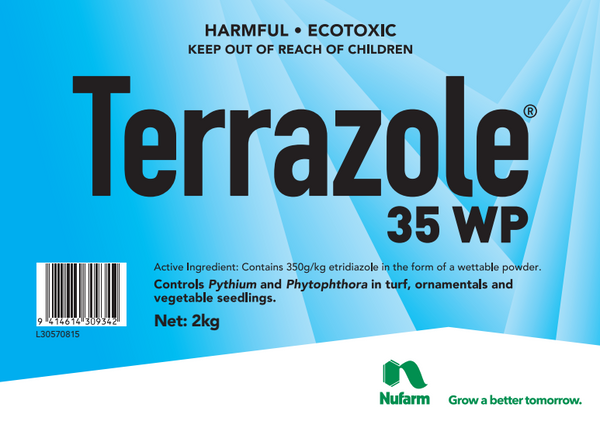 Terrazole 35WP fungicide 2kg (Indent only)